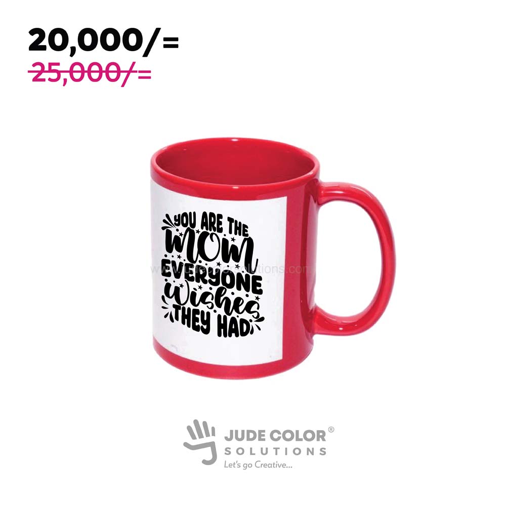 Patched Mug Red